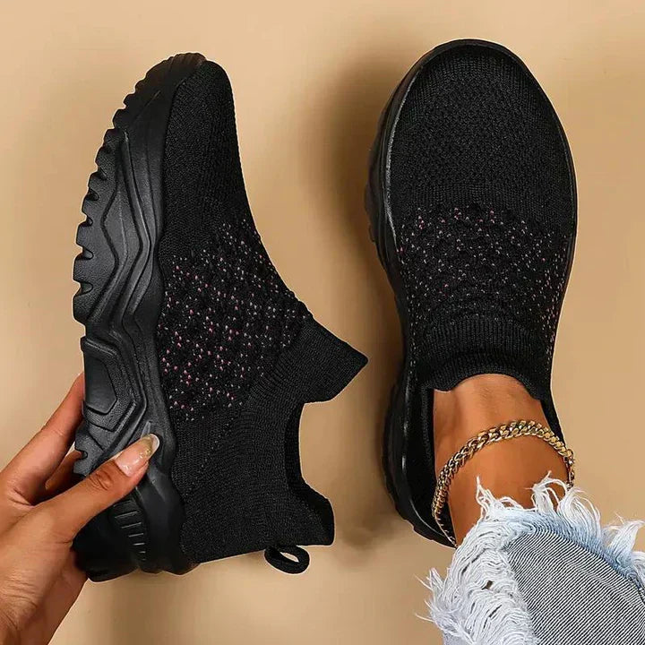 Valenzora | Women's Slip-on Sneakers, Breathable & Orthopedic