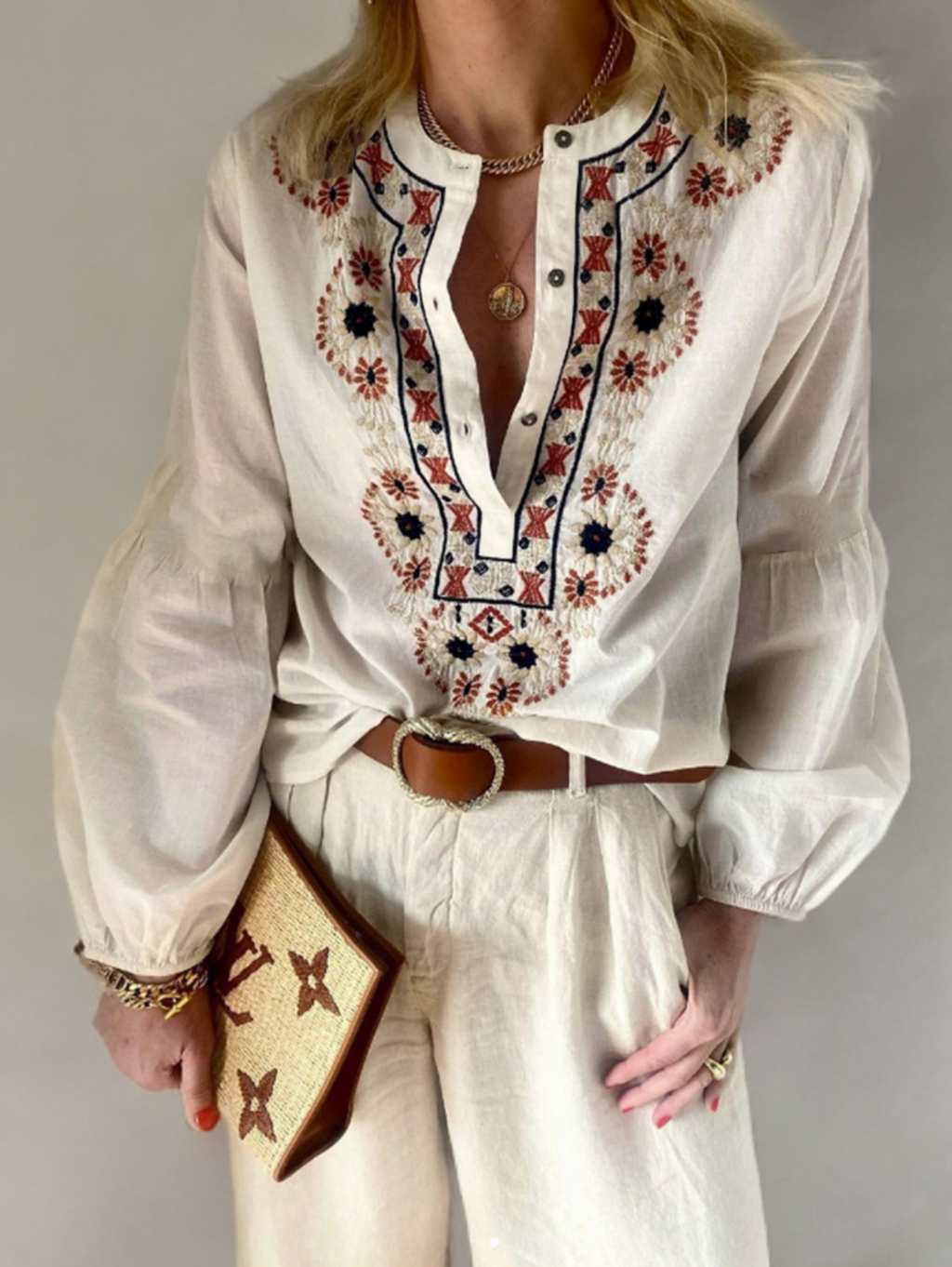 Valenzora | Bestickte Boho-Tunika für sommerliche Vibes