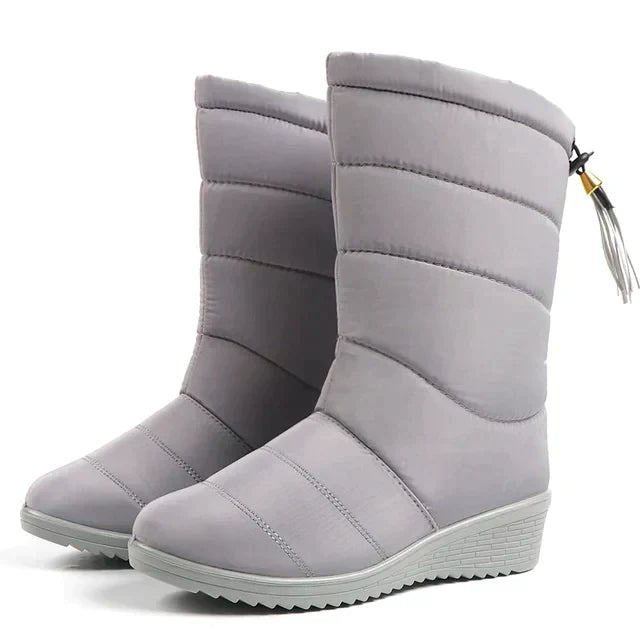 Waterproof mid-calf boots