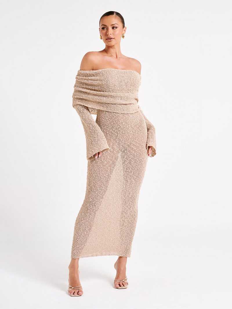 Valenzora | Off-shoulder maxi dress for women