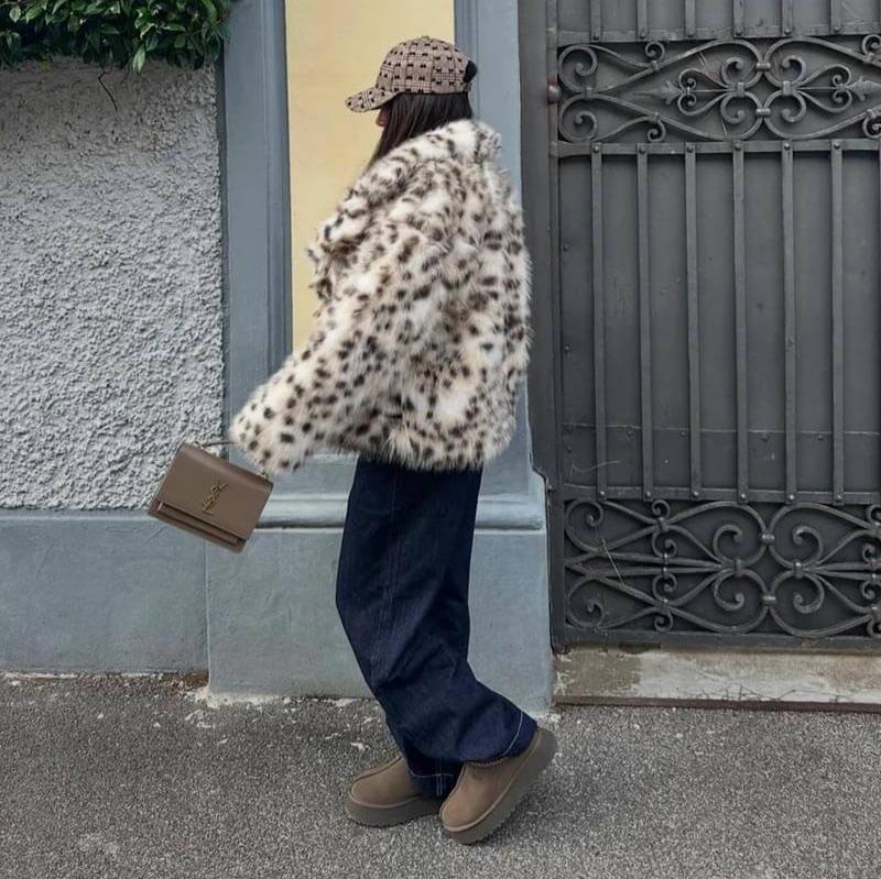 Valenzora | Fluffy Fur Jacket for Winter