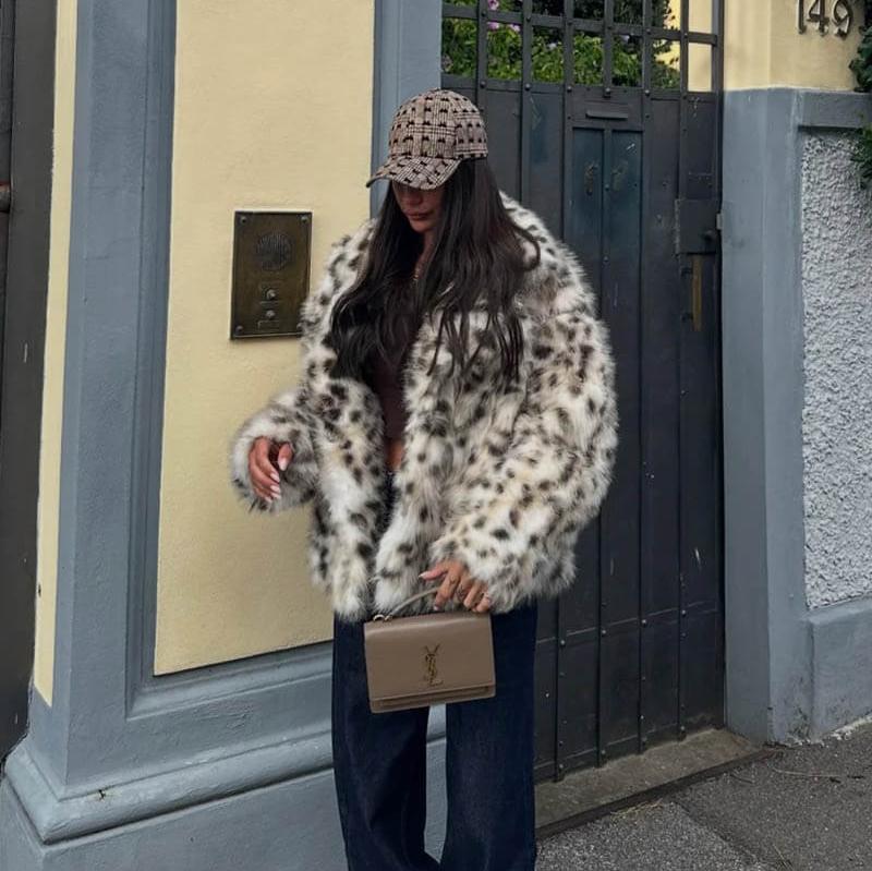 Valenzora | Fluffy Fur Jacket for Winter