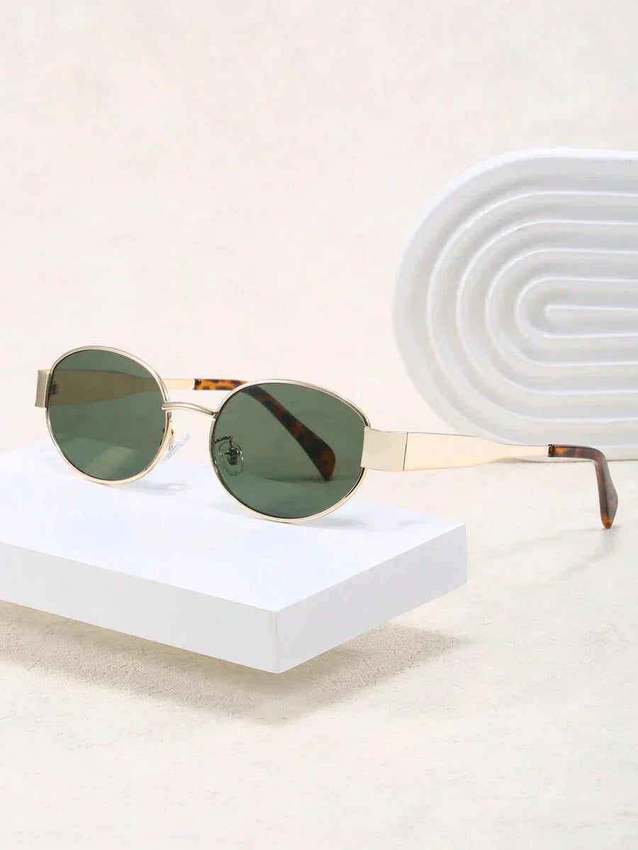 Valenzora - Goldene Sonnenbrille für Damen | Vintage Retro Sonnenbrille