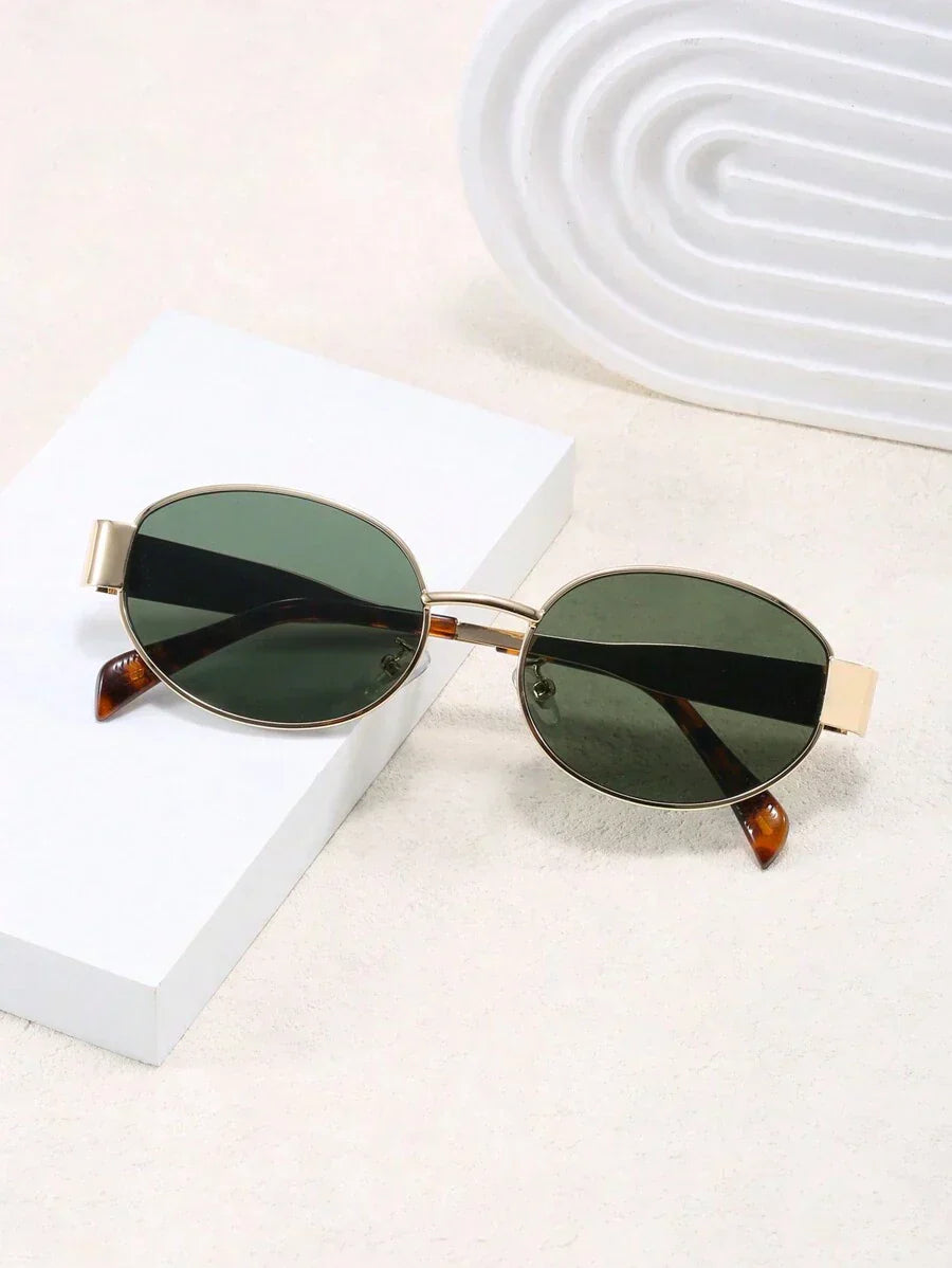 Valenzora - Women's Gold Sunglasses | Vintage Retro Sunglasses