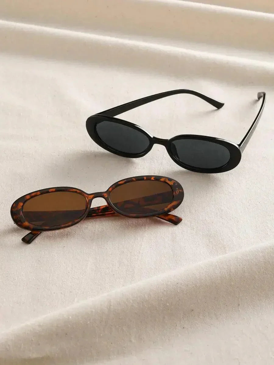 Valenzora | Oval sunglasses in 90s style with vintage charm