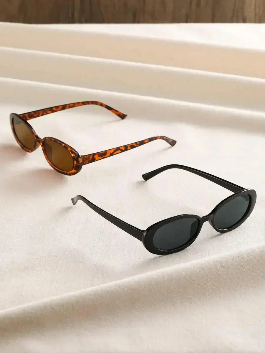 Valenzora | Oval sunglasses in 90s style with vintage charm