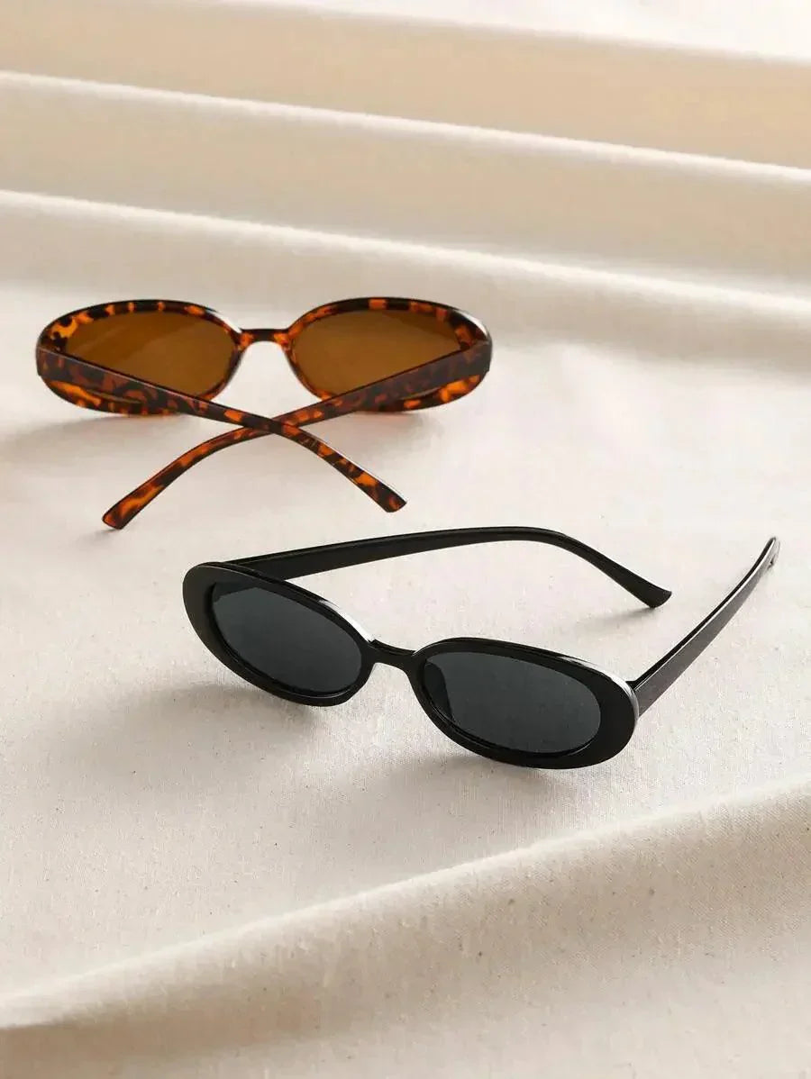Valenzora | Oval sunglasses in 90s style with vintage charm