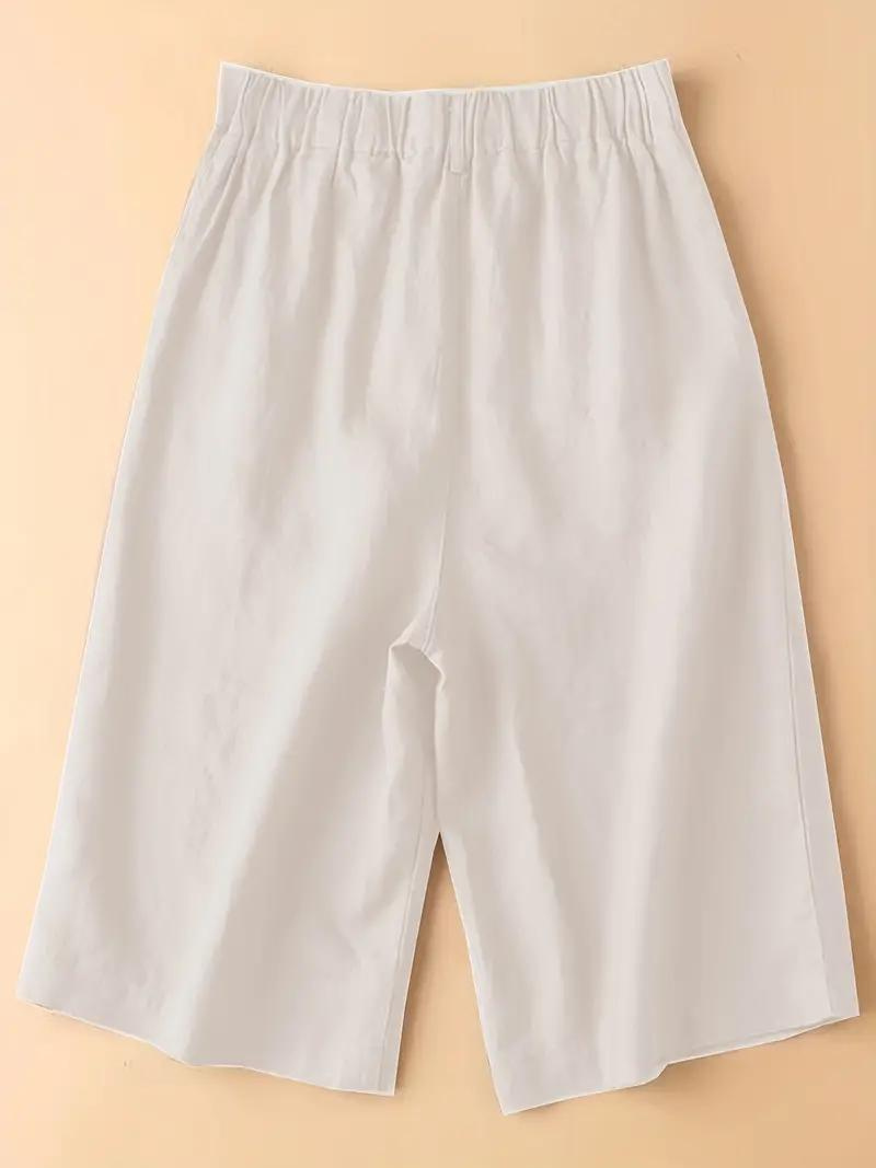 Valenzora | Summer shorts, elastic waist, loose fit, high-waisted shorts, women's clothing