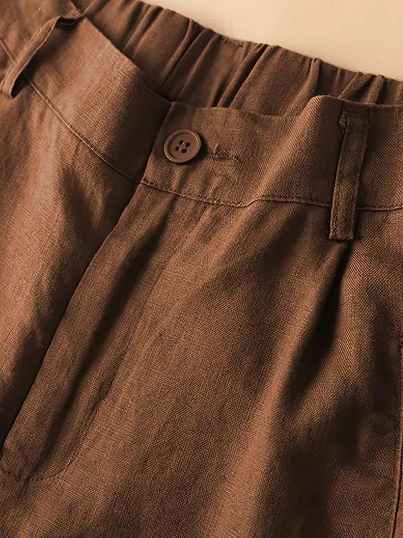 Valenzora | Summer shorts, elastic waist, loose fit, high-waisted shorts, women's clothing