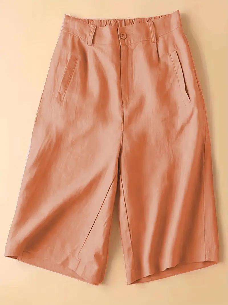 Valenzora | Summer shorts, elastic waist, loose fit, high-waisted shorts, women's clothing