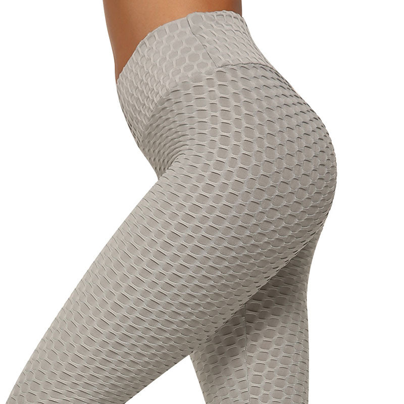 Valenzora | High-waisted leggings with honeycomb structure