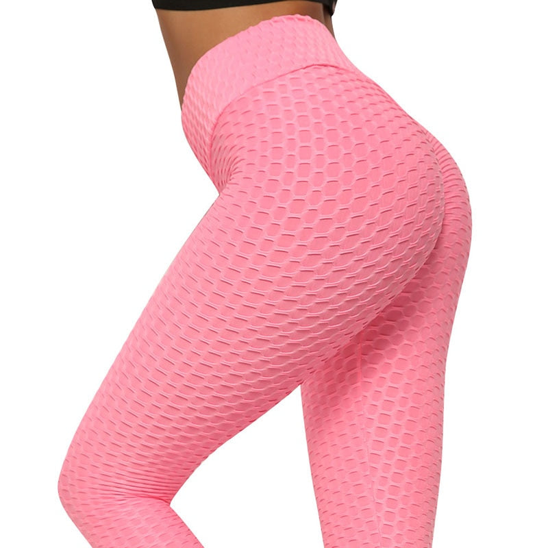 Valenzora | High-waisted leggings with honeycomb structure