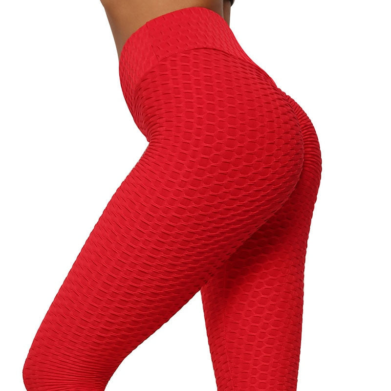 Valenzora | High-waisted leggings with honeycomb structure