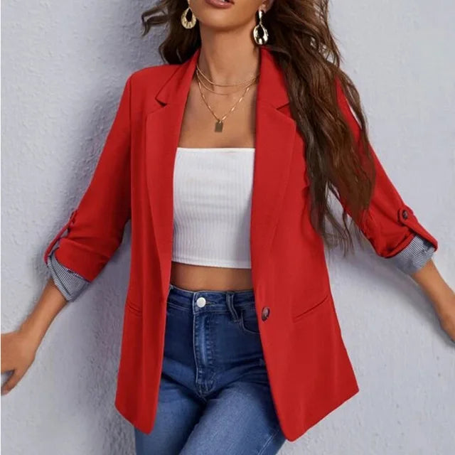 Valenzora - Pink Fashionable Blazer