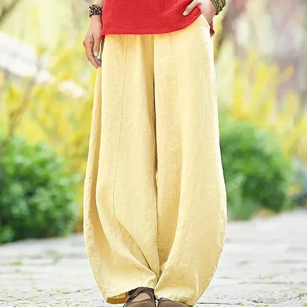 Lavelle™ - Cotton-Linen Trousers
