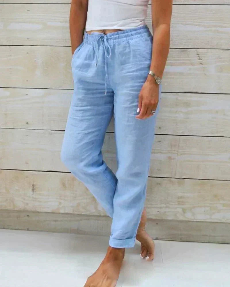 Valenzora | Linen trousers for women