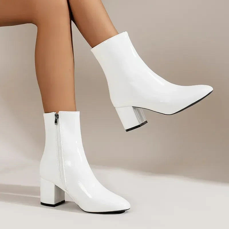 Valenzora | Salomé Stylish Ankle Boots with Block Heel