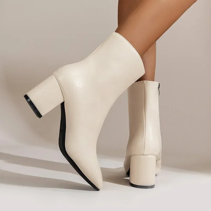 Valenzora | Salomé Stylish Ankle Boots with Block Heel