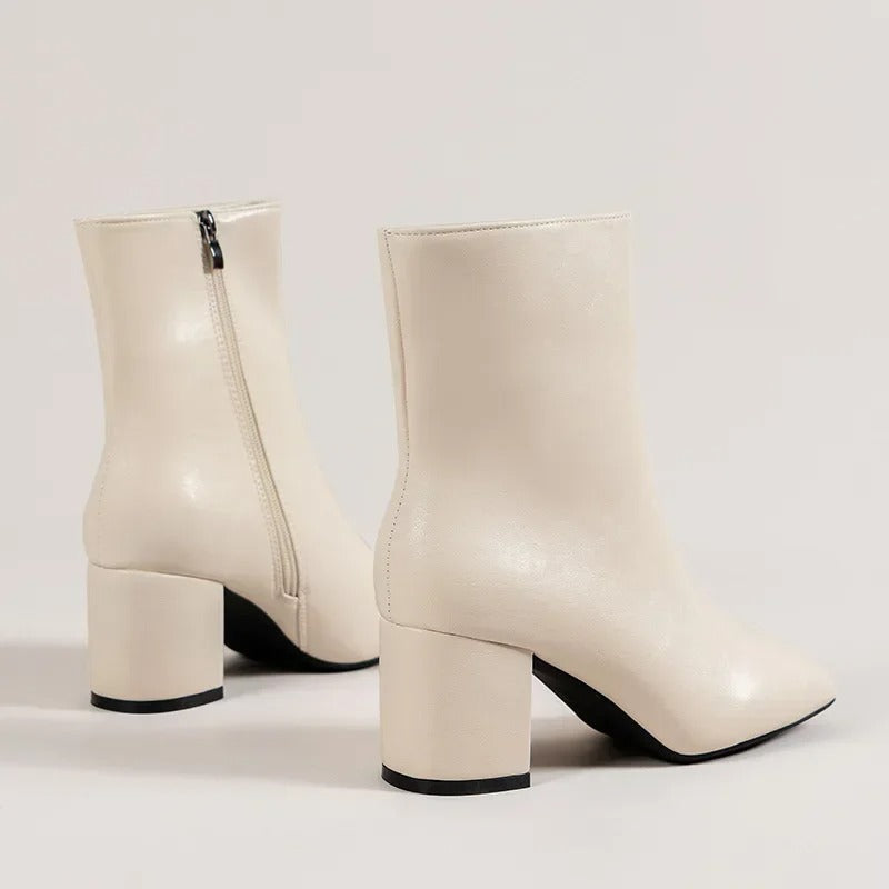 Valenzora | Salomé Stylish Ankle Boots with Block Heel