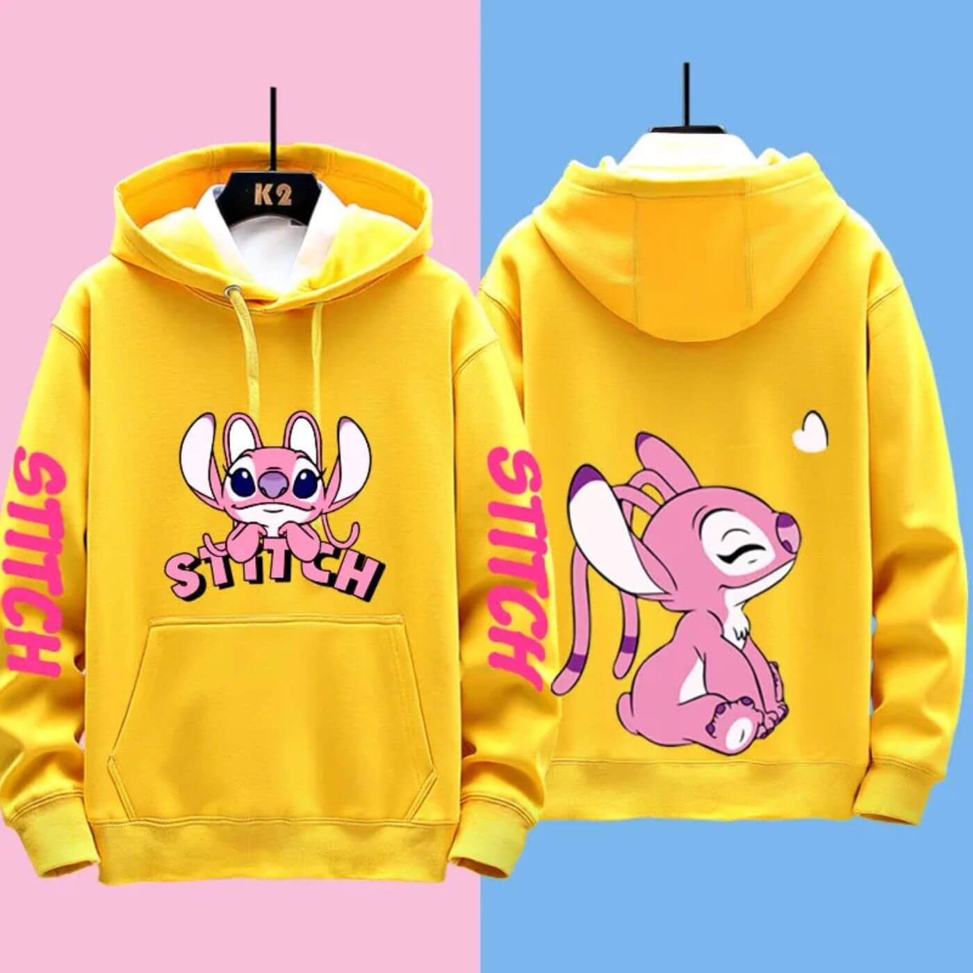 Valenzora | Bequemer Disney Stitch Kapuzenpullover