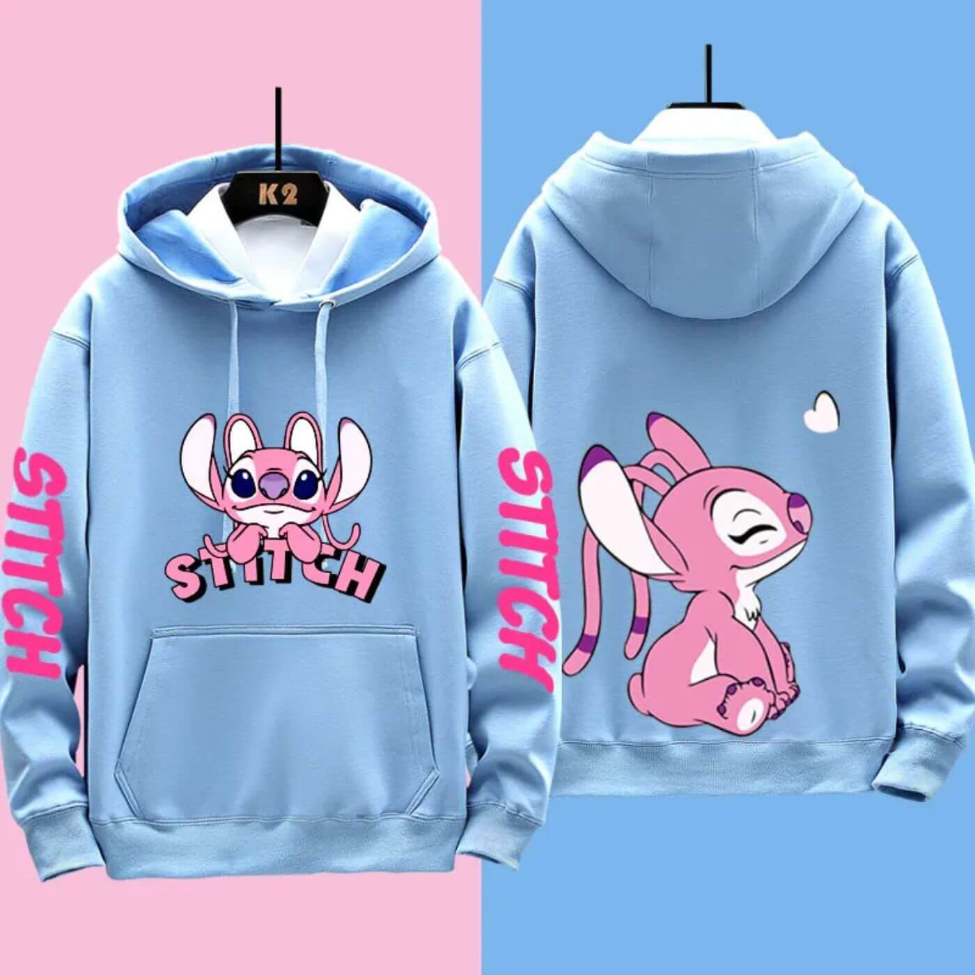 Valenzora | Bequemer Disney Stitch Kapuzenpullover
