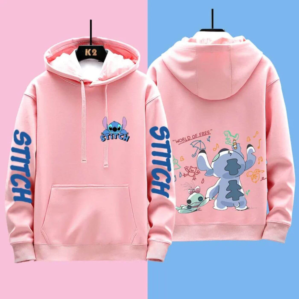 Valenzora | Bequemer Disney Stitch Kapuzenpullover