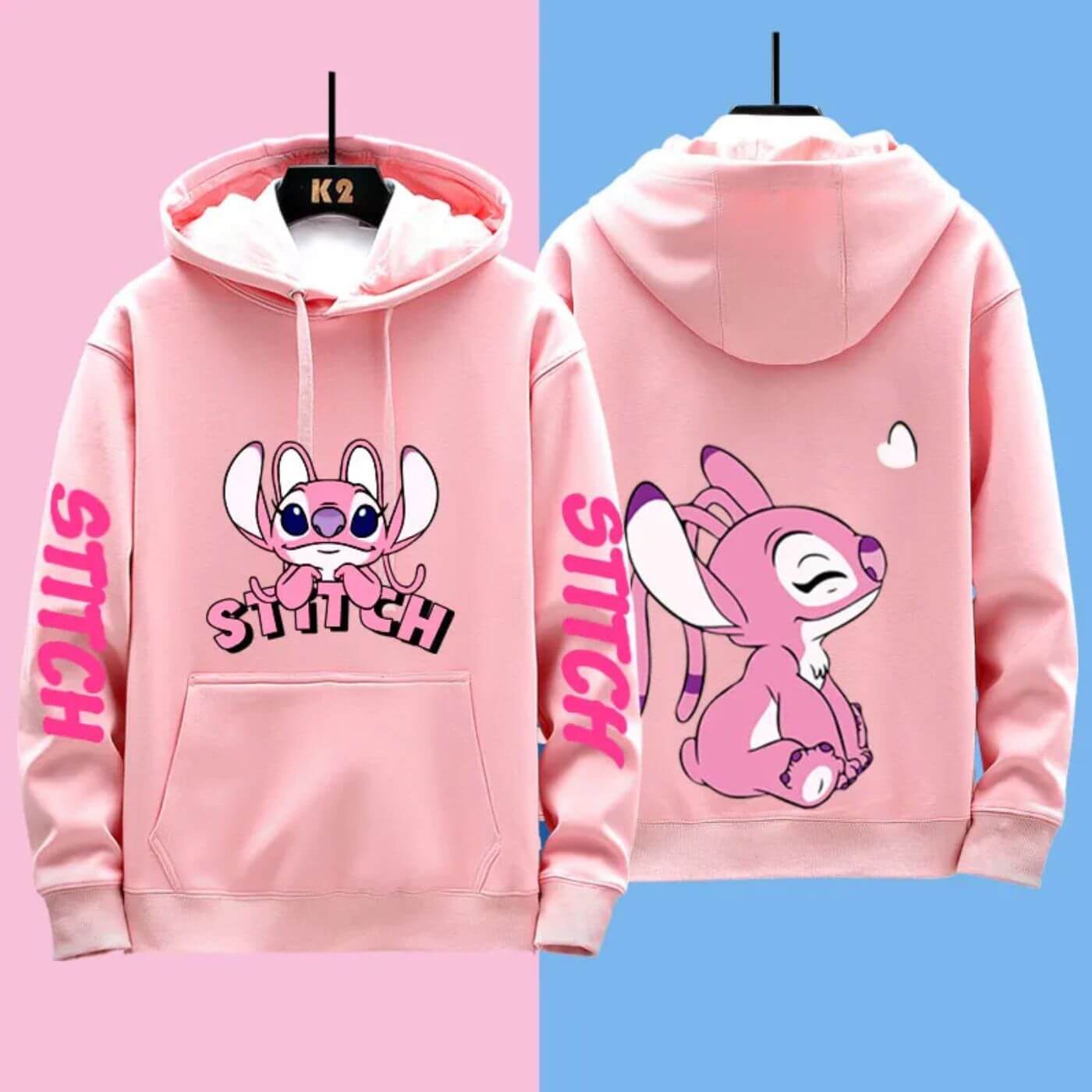 Valenzora | Bequemer Disney Stitch Kapuzenpullover