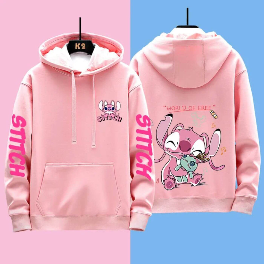 Valenzora | Bequemer Disney Stitch Kapuzenpullover