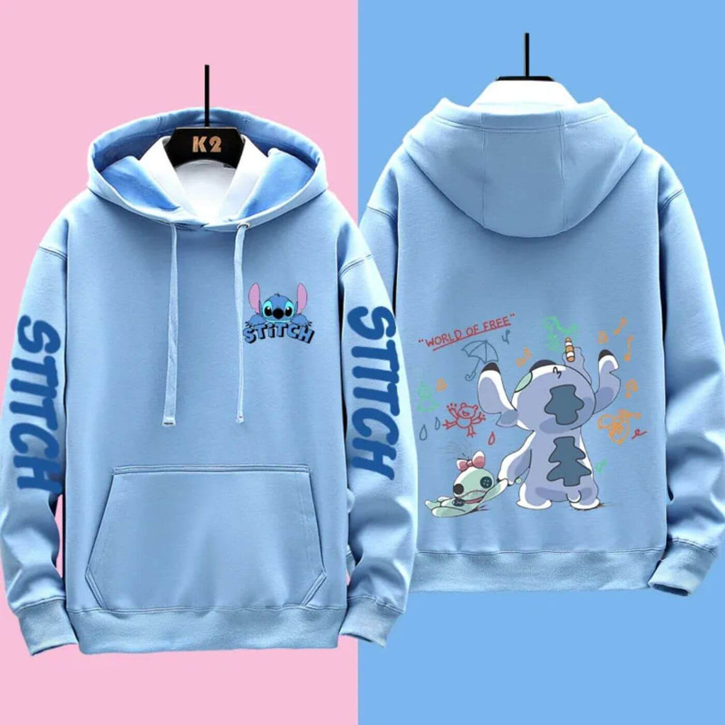 Valenzora | Bequemer Disney Stitch Kapuzenpullover