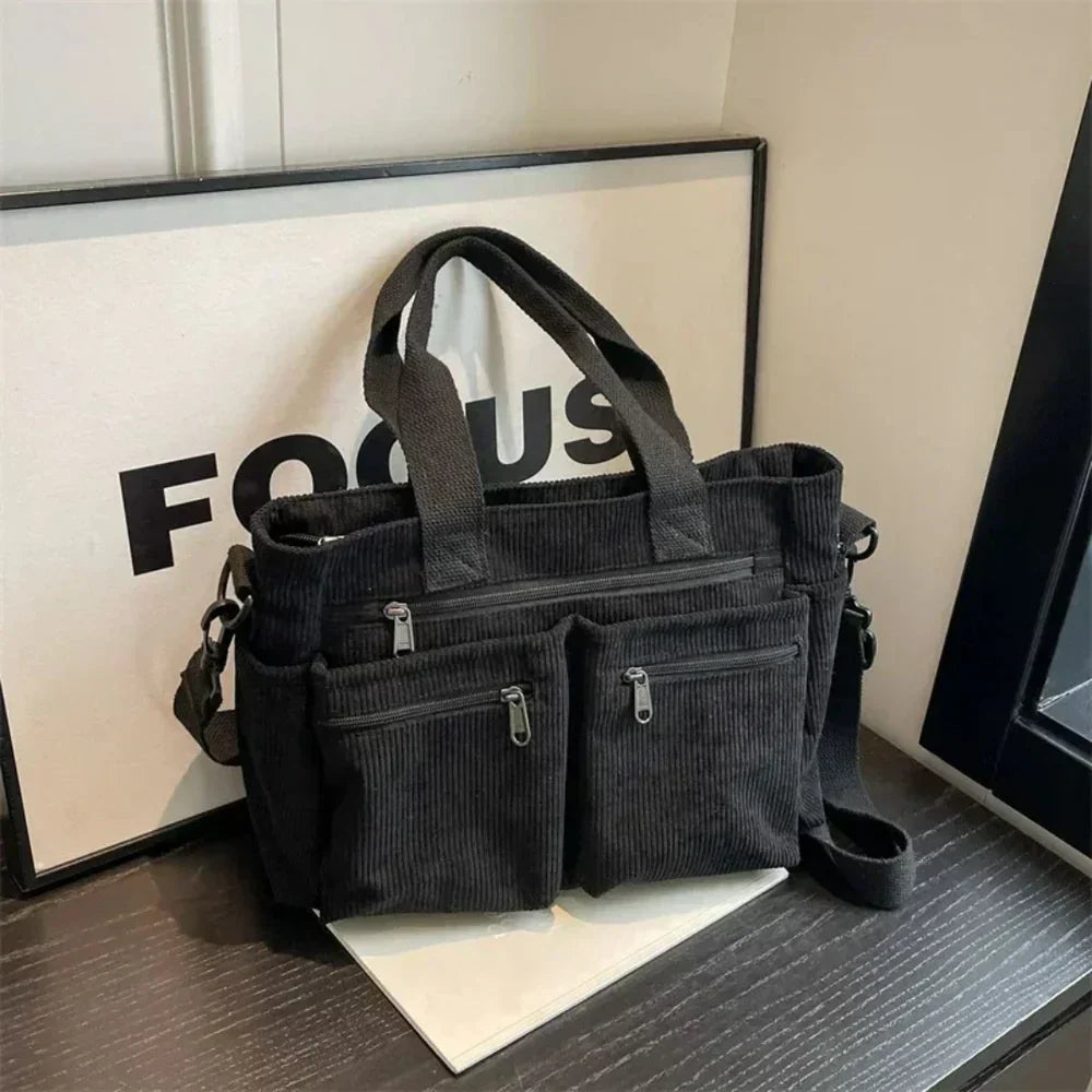 Valenzora | Corduroy Tote Bag