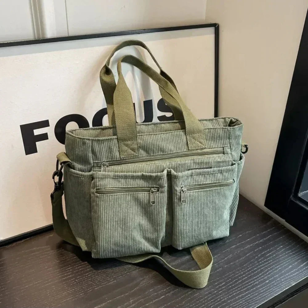 Valenzora | Corduroy Tote Bag