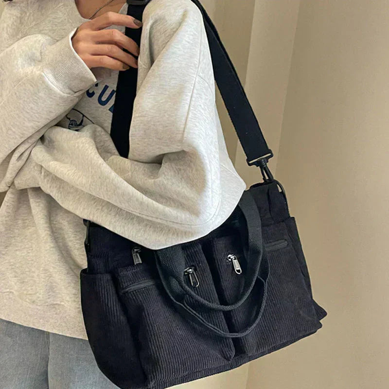 Valenzora | Corduroy Tote Bag