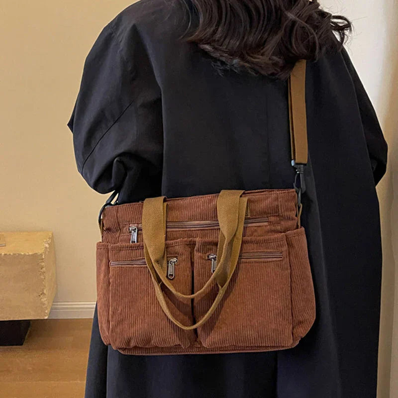 Valenzora | Corduroy Tote Bag