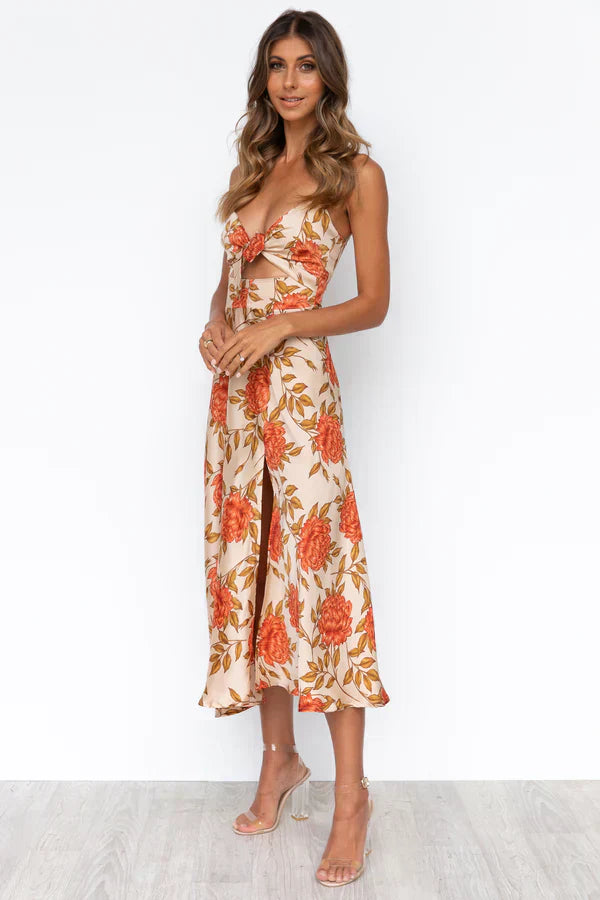 Valenzora | Cocktail dress with a glossy finish