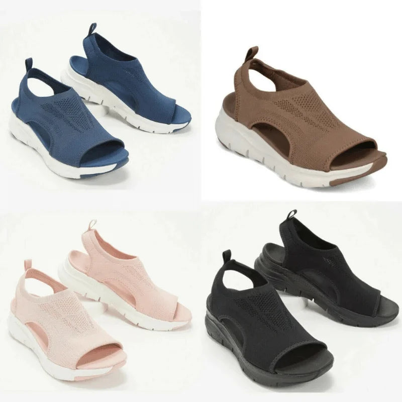Valenzora - Sommer-Sportsandalen mit orthopädischer Sohle und waschbarem Fersenriemen