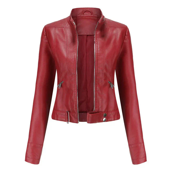 Valenzora | Elegant leather jacket
