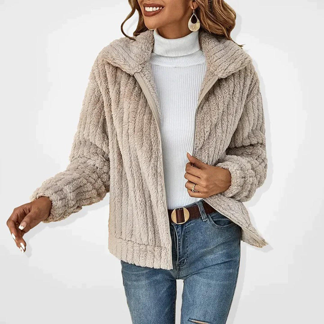 Valenzora | Lange Fleecejacke