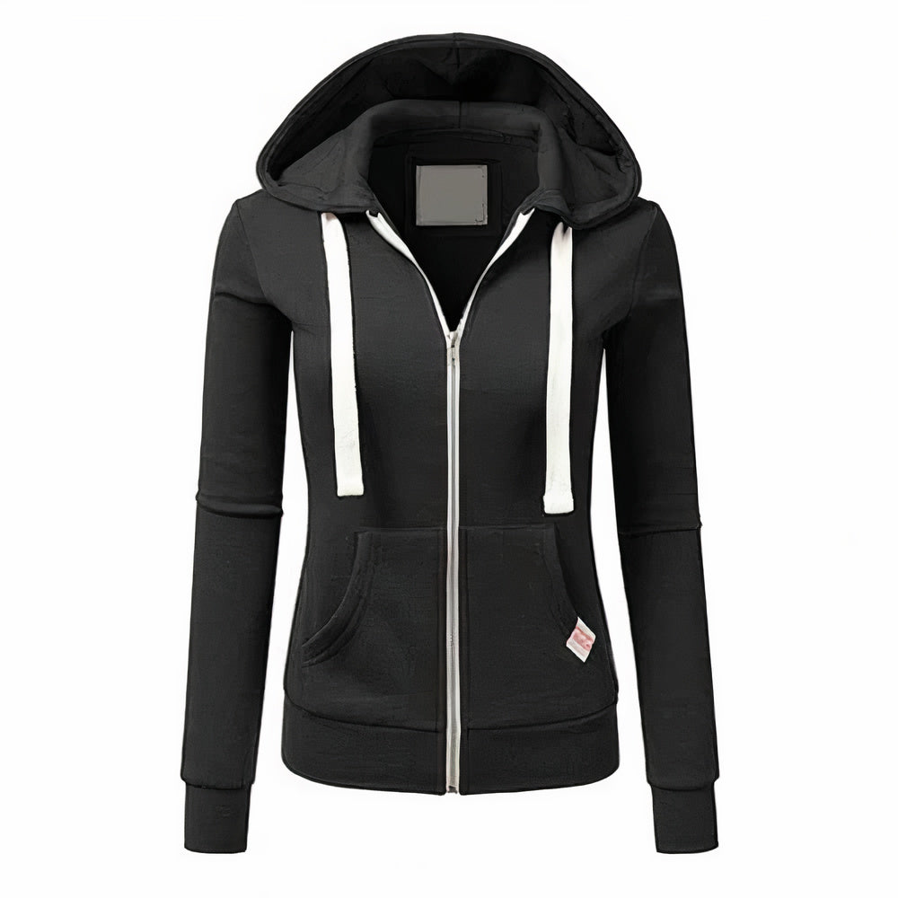 Valenzora | Wool Hoodie with Zipper and Hood