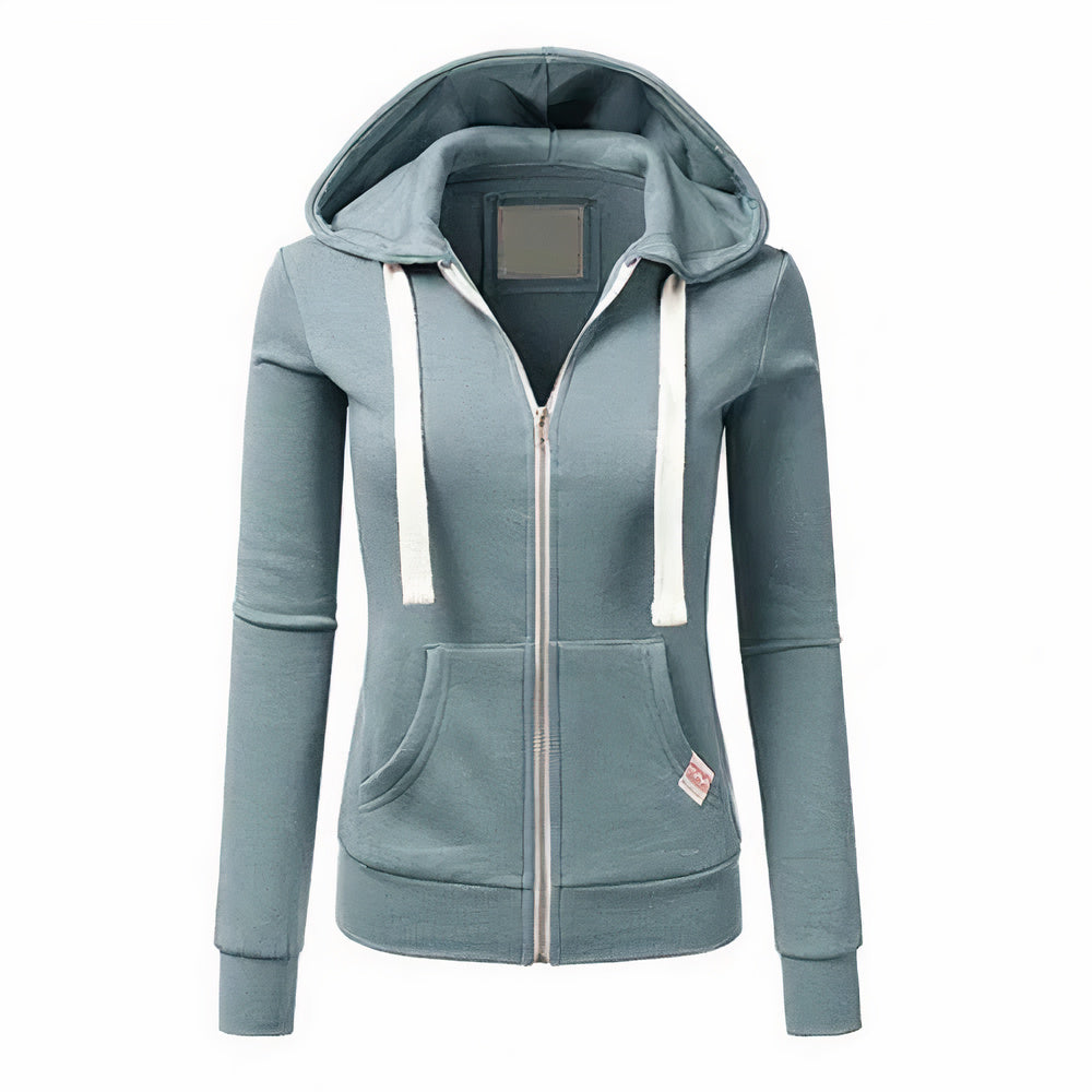 Valenzora | Wool Hoodie with Zipper and Hood