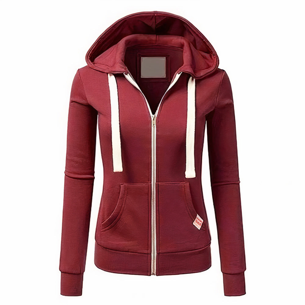 Valenzora | Wool Hoodie with Zipper and Hood