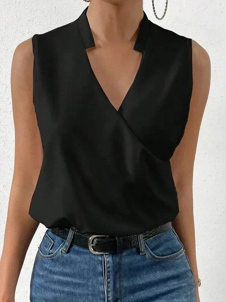 Valenzora | Chic sleeveless blouse for women