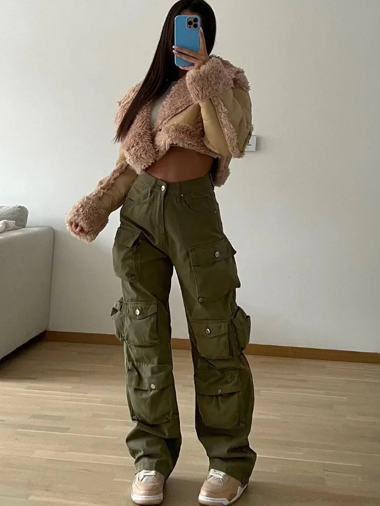 Valenzora | Leisure cargo trousers with multiple pockets