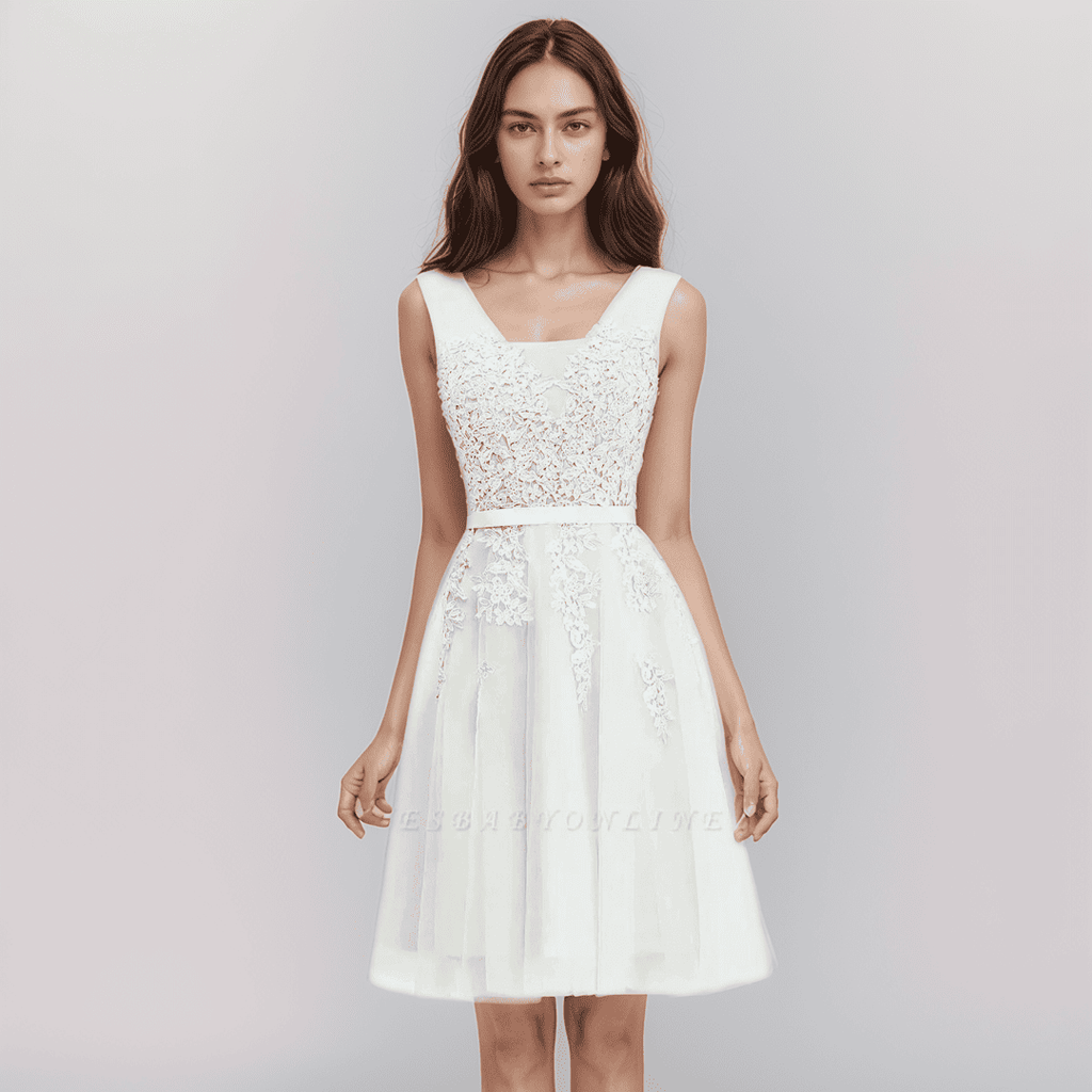 Valenzora | Lace Appliqué Dress For The Wedding