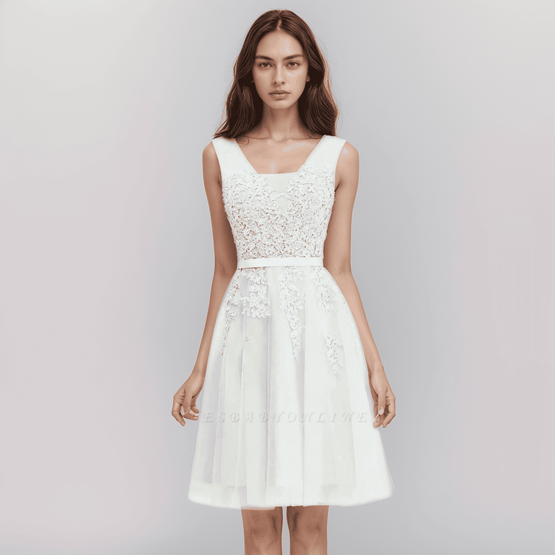 Valenzora | Lace Appliqué Dress For The Wedding