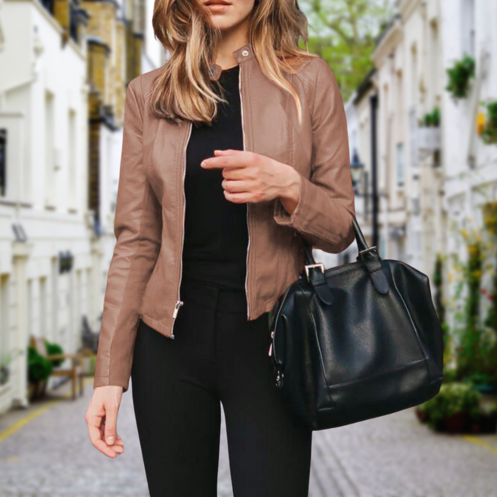 Valenzora | Women's fashion leather jacket