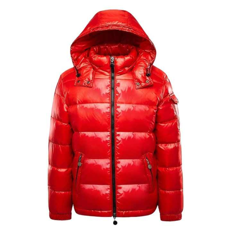 Black Shiny Down Jacket