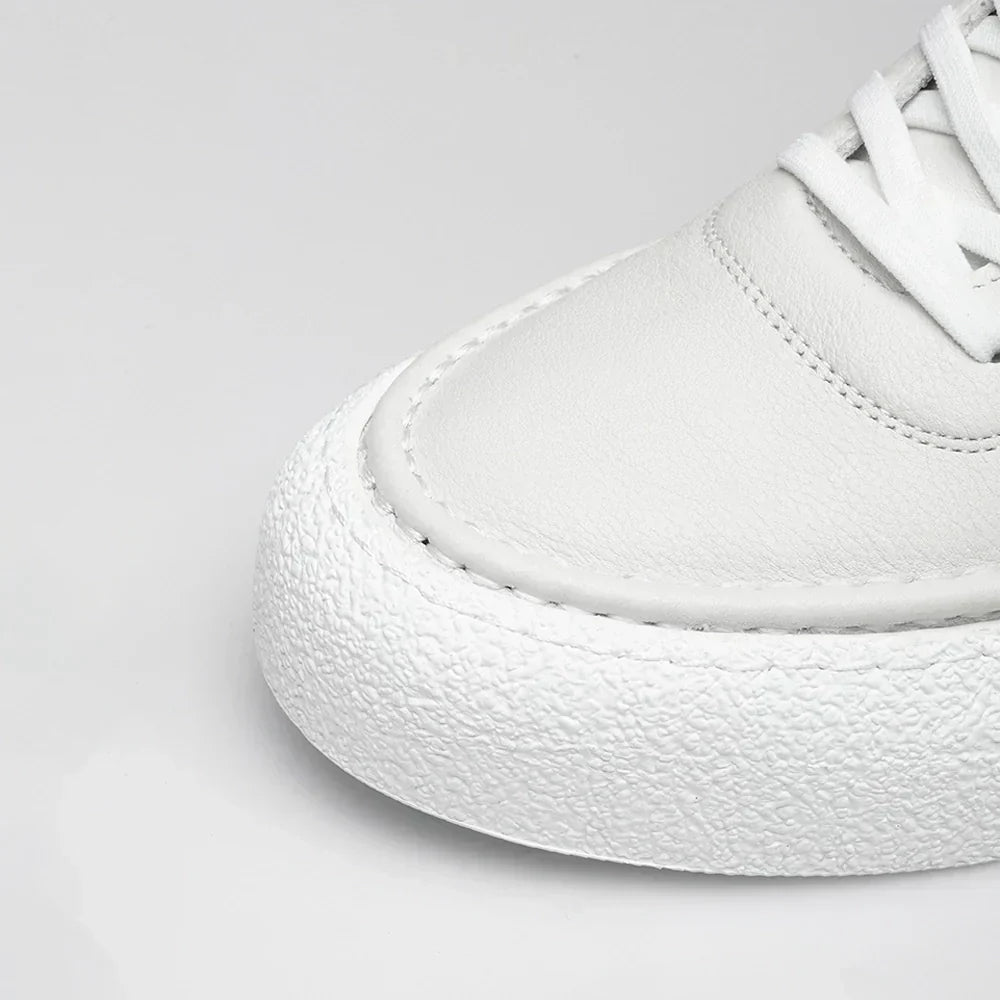 Valenzora | Premium Leather Sneakers with White Sole