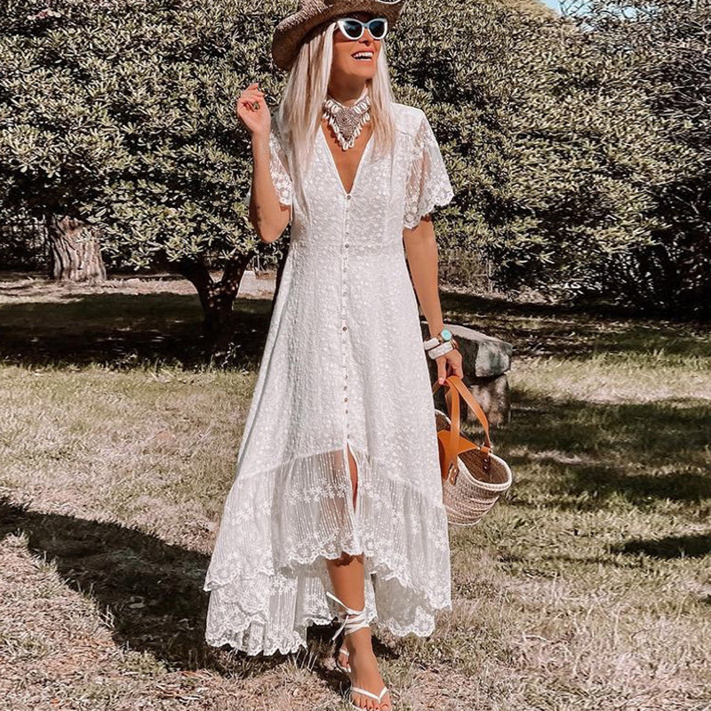 Valenzora | Boho lace dress for women