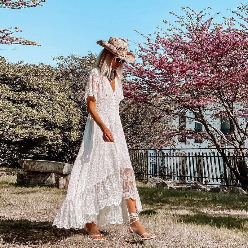 Valenzora | Boho lace dress for women