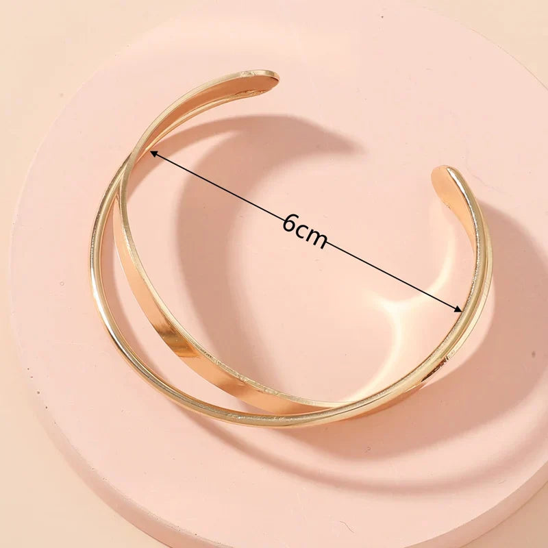 Valenzora | Gold colored mix & match bracelet